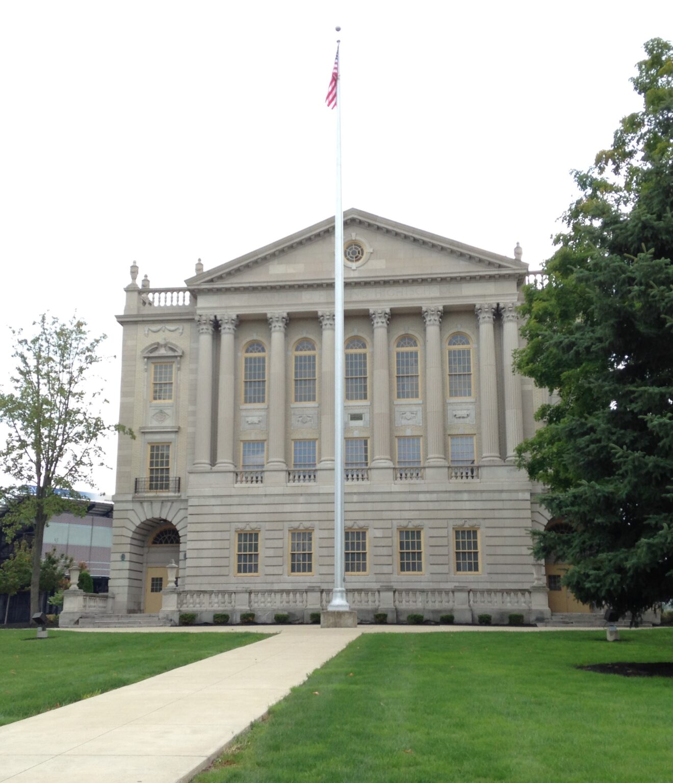 Warren harding high school roof restoration